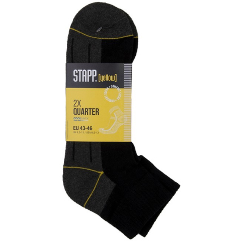 Stapp Yellow Quarter 2-Pack Sokken 4435